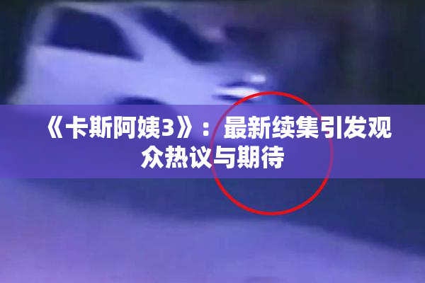 《卡斯阿姨3》：最新续集引发观众热议与期待