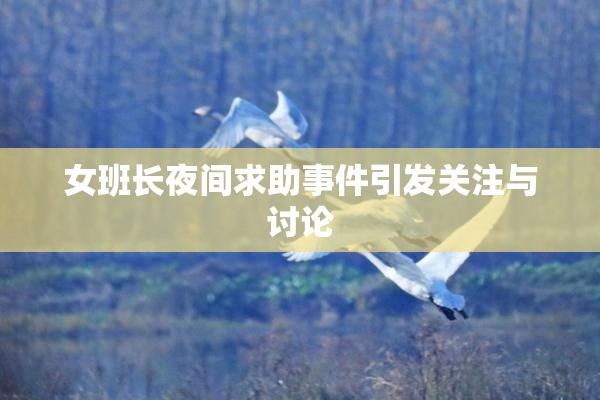 女班长夜间求助事件引发关注与讨论