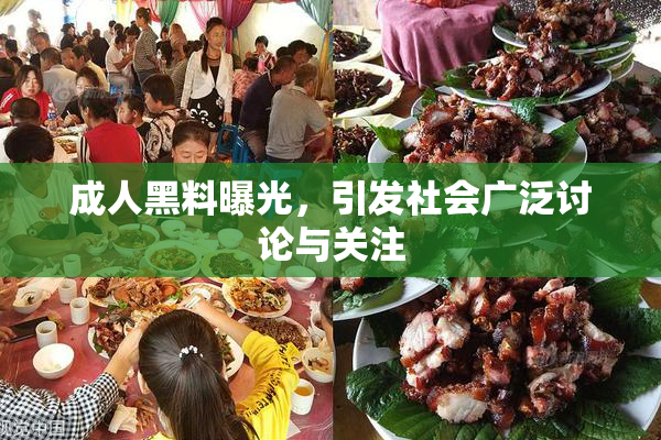 成人黑料曝光，引发社会广泛讨论与关注