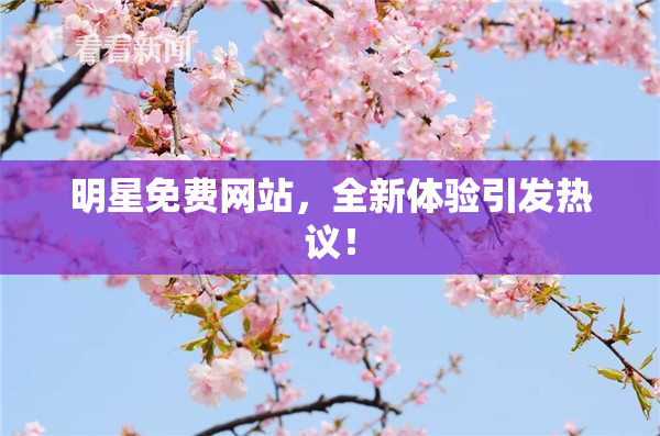 明星免费网站，全新体验引发热议！