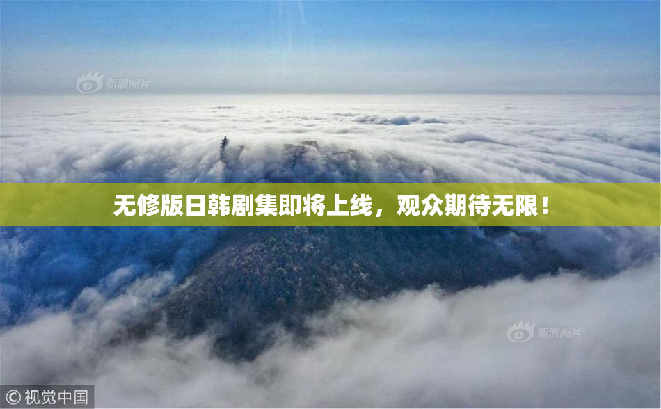 无修版日韩剧集即将上线，观众期待无限！