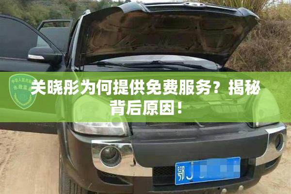 关晓彤为何提供免费服务？揭秘背后原因！