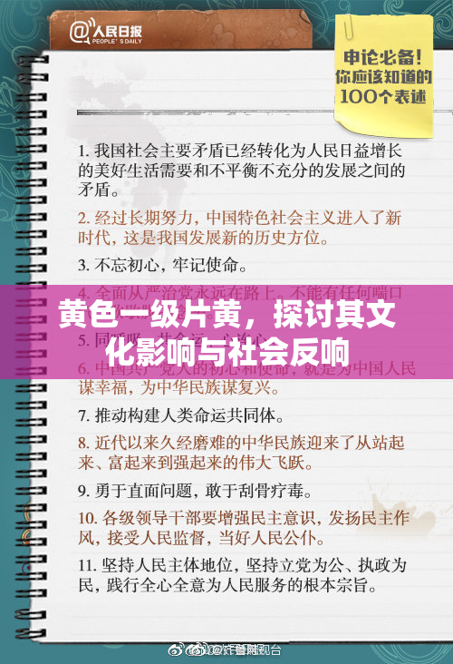 黄色一级片黄，探讨其文化影响与社会反响