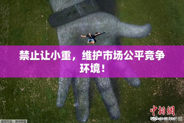 禁止让小重，维护市场公平竞争环境！