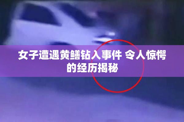 女子遭遇黄鳝钻入事件 令人惊愕的经历揭秘