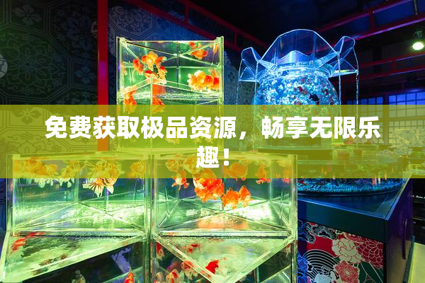 免费获取极品资源，畅享无限乐趣！