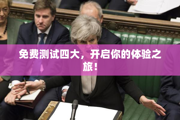 免费测试四大，开启你的体验之旅！