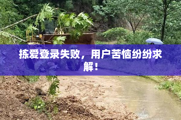 拣爱登录失败，用户苦恼纷纷求解！