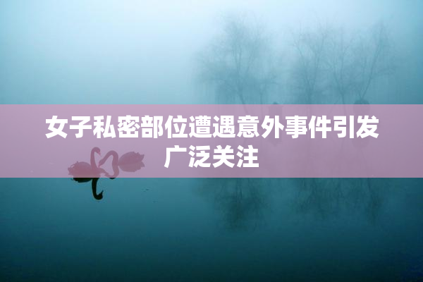 女子私密部位遭遇意外事件引发广泛关注