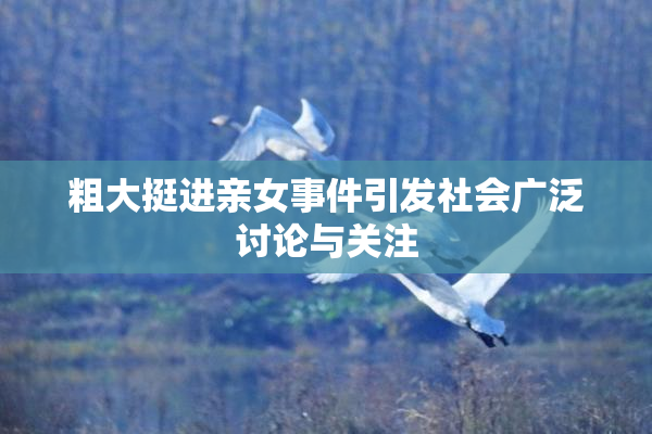 粗大挺进亲女事件引发社会广泛讨论与关注