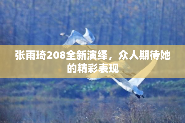 张雨琦208全新演绎，众人期待她的精彩表现