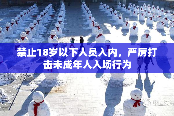 禁止18岁以下人员入内，严厉打击未成年人入场行为