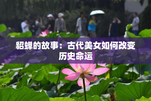 貂蝉的故事：古代美女如何改变历史命运