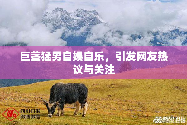 巨茎猛男自娱自乐，引发网友热议与关注