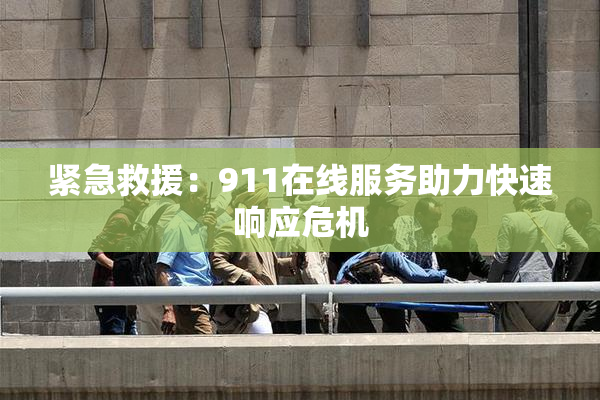 紧急救援：911在线服务助力快速响应危机