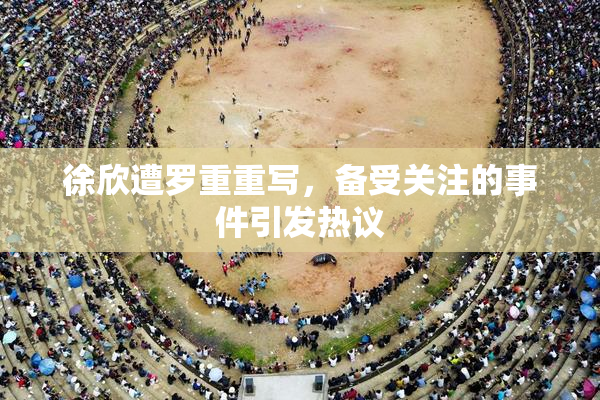徐欣遭罗重重写，备受关注的事件引发热议