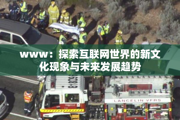 www：探索互联网世界的新文化现象与未来发展趋势
