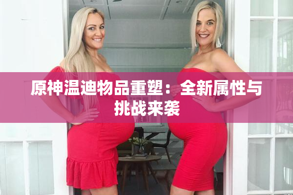原神温迪物品重塑：全新属性与挑战来袭