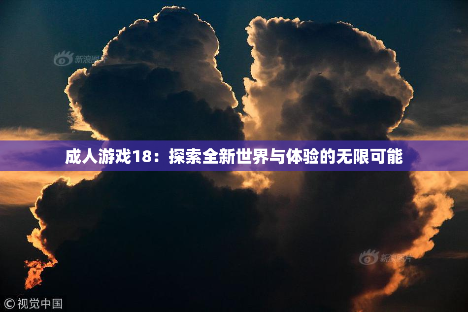 成人游戏18：探索全新世界与体验的无限可能
