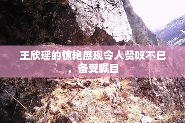 王欣瑶的惊艳展现令人赞叹不已，备受瞩目