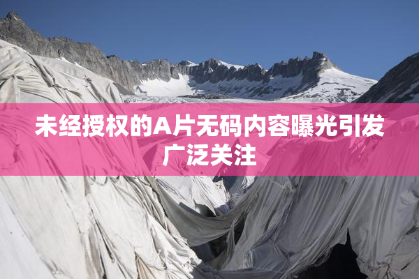 未经授权的A片无码内容曝光引发广泛关注
