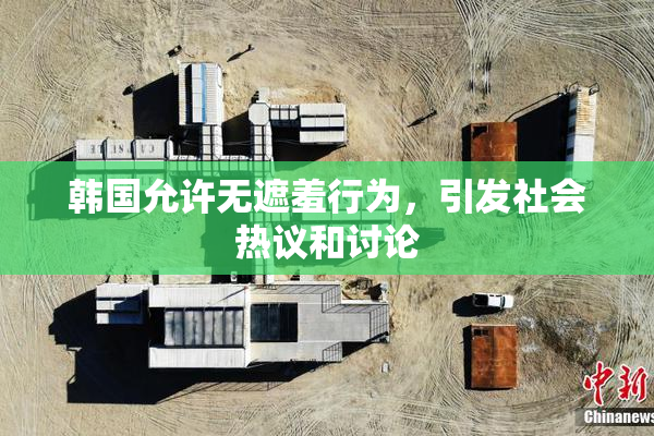 韩国允许无遮羞行为，引发社会热议和讨论