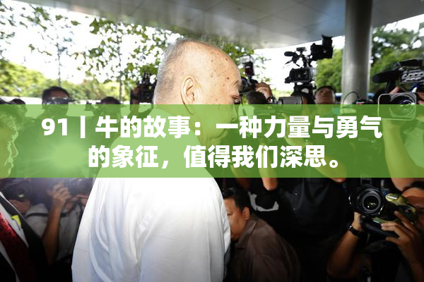 91丨牛的故事：一种力量与勇气的象征，值得我们深思。