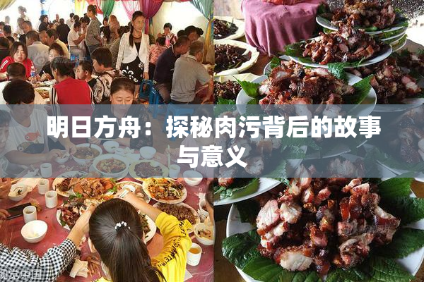 明日方舟：探秘肉污背后的故事与意义
