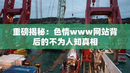 重磅揭秘：色情www网站背后的不为人知真相
