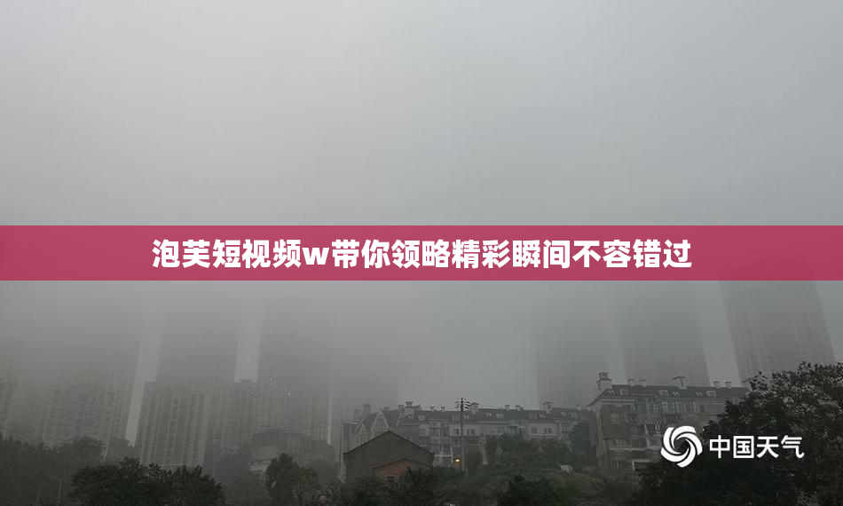 泡芙短视频w带你领略精彩瞬间不容错过