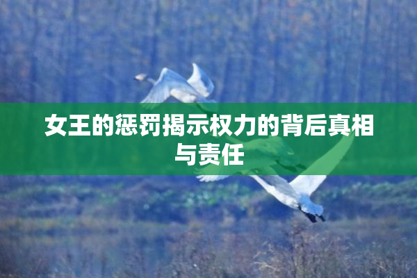 女王的惩罚揭示权力的背后真相与责任
