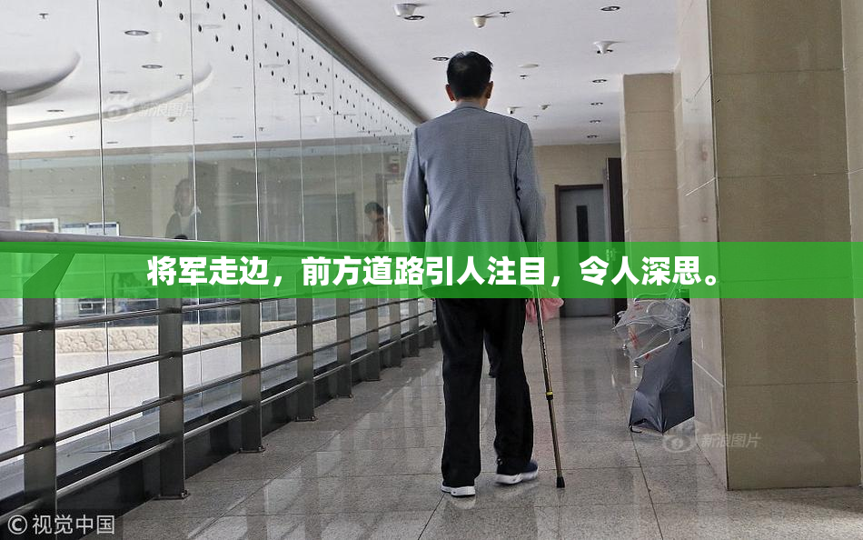 将军走边，前方道路引人注目，令人深思。