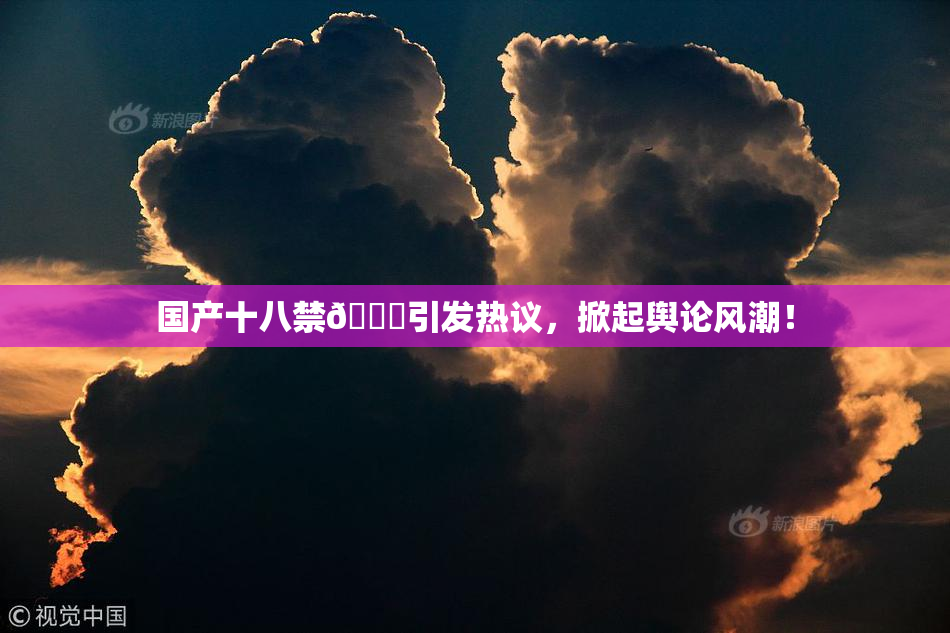 国产十八禁🔞引发热议，掀起舆论风潮！