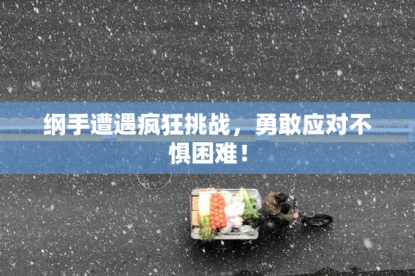 纲手遭遇疯狂挑战，勇敢应对不惧困难！