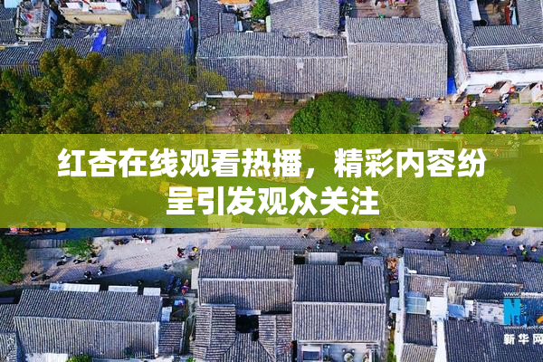 红杏在线观看热播，精彩内容纷呈引发观众关注