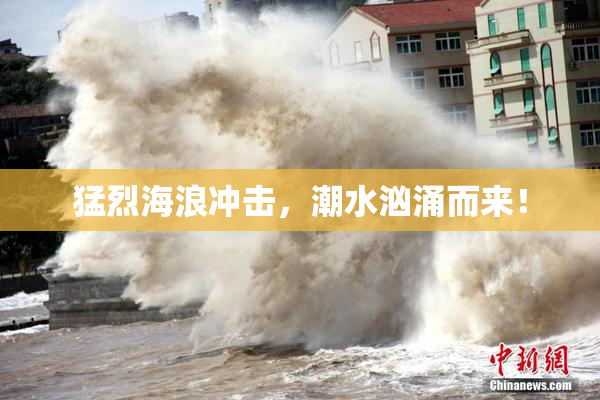 猛烈海浪冲击，潮水汹涌而来！