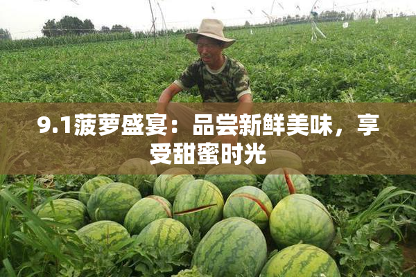 9.1菠萝盛宴：品尝新鲜美味，享受甜蜜时光