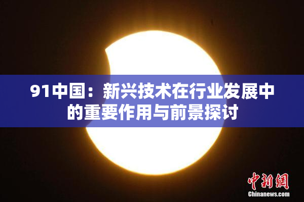 91中国：新兴技术在行业发展中的重要作用与前景探讨