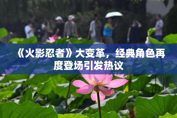 《火影忍者》大变革，经典角色再度登场引发热议