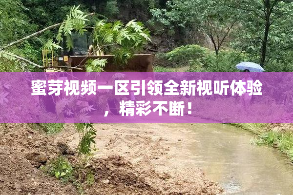 蜜芽视频一区引领全新视听体验，精彩不断！