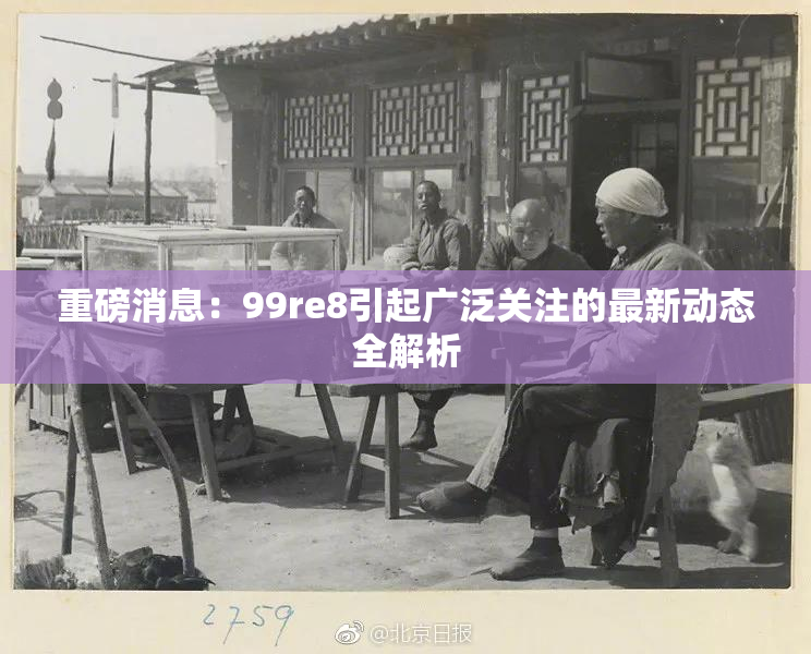 重磅消息：99re8引起广泛关注的最新动态全解析