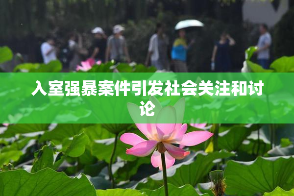 入室强暴案件引发社会关注和讨论