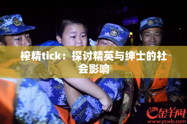 榨精tick：探讨精英与绅士的社会影响