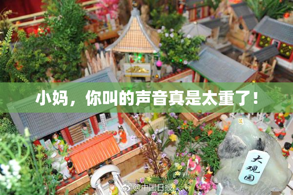 小妈，你叫的声音真是太重了！