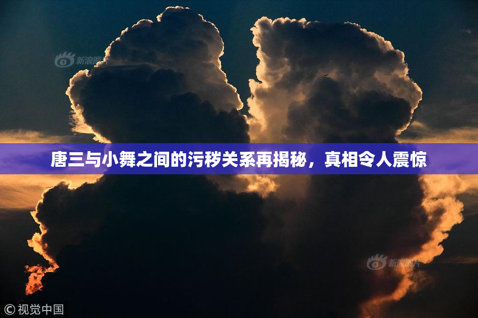 唐三与小舞之间的污秽关系再揭秘，真相令人震惊