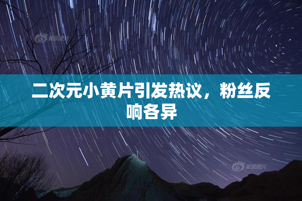 二次元小黄片引发热议，粉丝反响各异