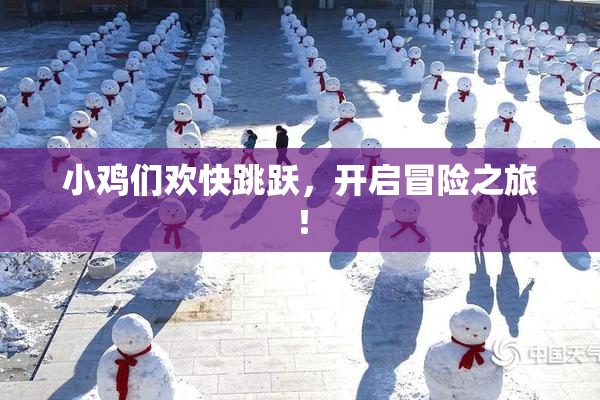 小鸡们欢快跳跃，开启冒险之旅！