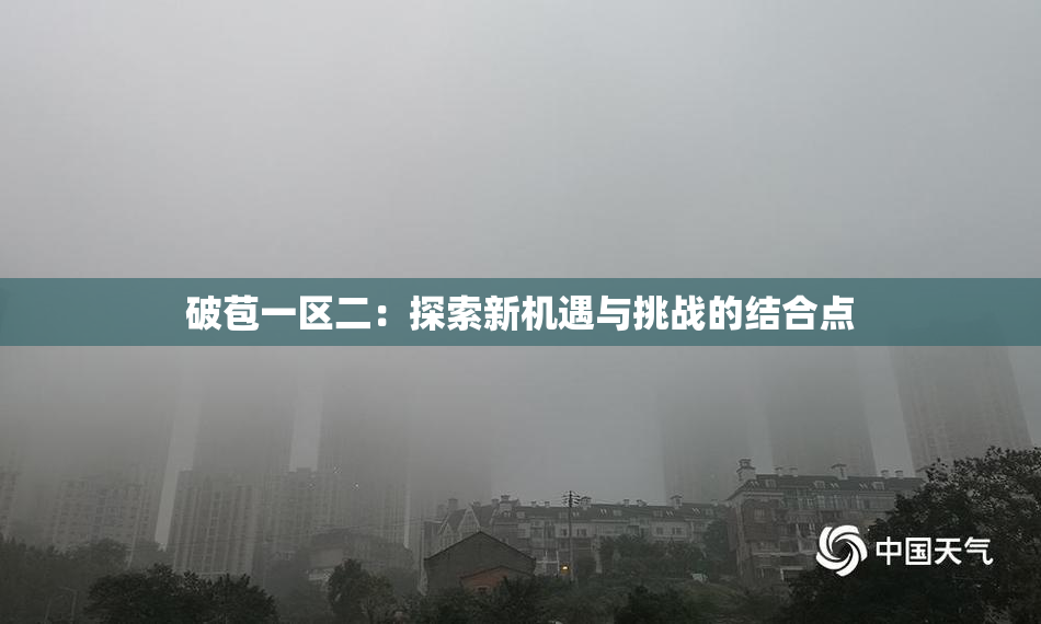 破苞一区二：探索新机遇与挑战的结合点