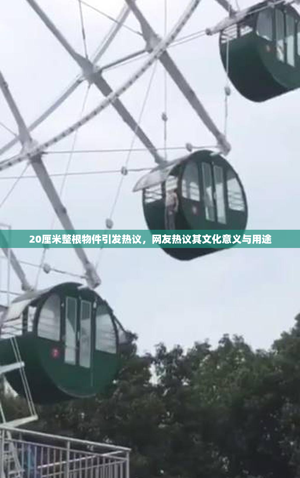 20厘米整根物件引发热议，网友热议其文化意义与用途