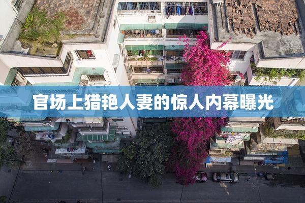 官场上猎艳人妻的惊人内幕曝光